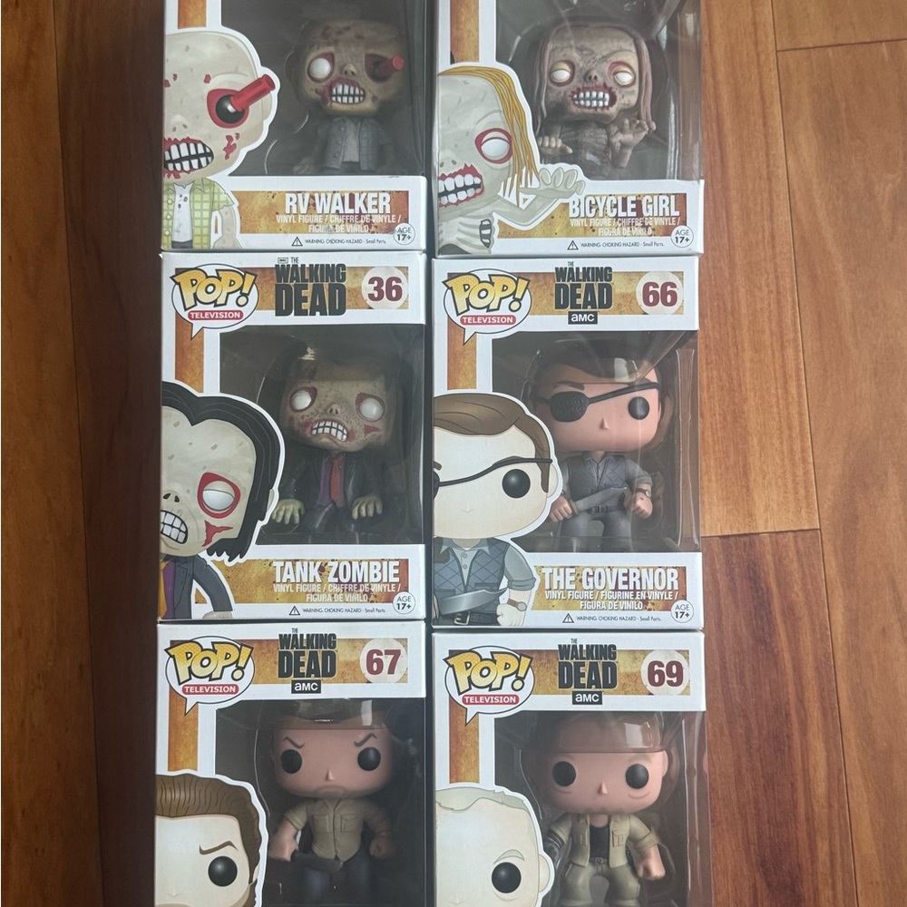 Funko Pop! Walking Dead Action Figures Set